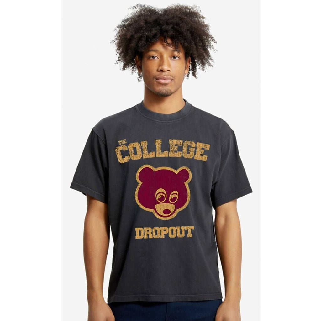 Kanye West Ye The College Dropout Bear Premium Heavyweight Vintage Style T-Shirt