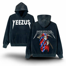 Load image into Gallery viewer, Kanye West Ye Yeezus Rebel Grim Reaper Distressed Vintage Style Premium Hoodie