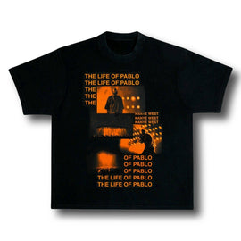 Kanye West Ye Saint Pablo TLOP Tour Heavy Boxy Streetwear Vintage Style T-Shirt