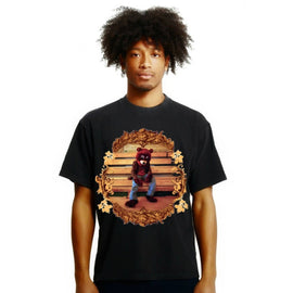 Kanye West Ye The College Dropout Bear Art Heavyweight Vintage Style T-Shirt