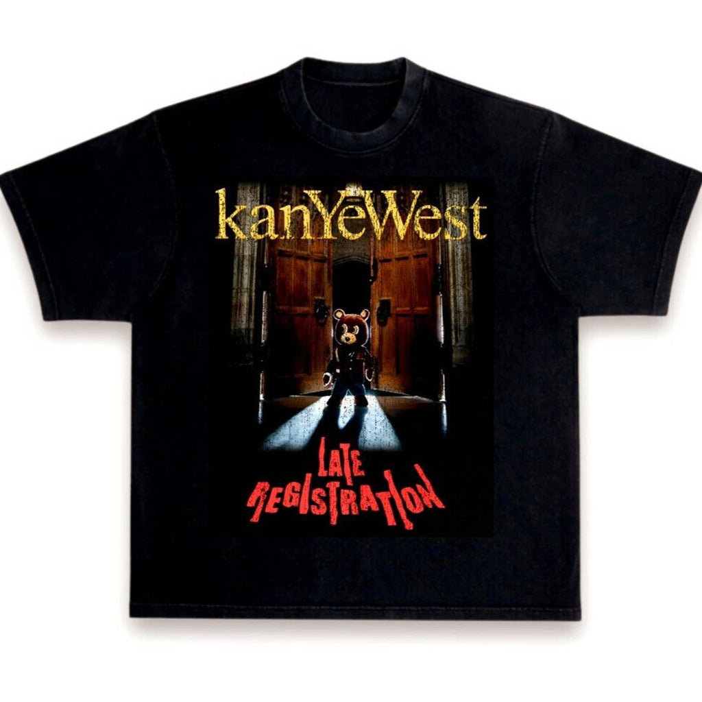 Kanye West Ye Late Registration Premium Heavyweight Boxy Vintage Style T-Shirt