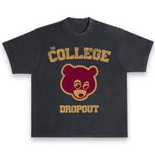 Load image into Gallery viewer, Kanye West Ye The College Dropout Bear Premium Heavyweight Vintage Style T-Shirt