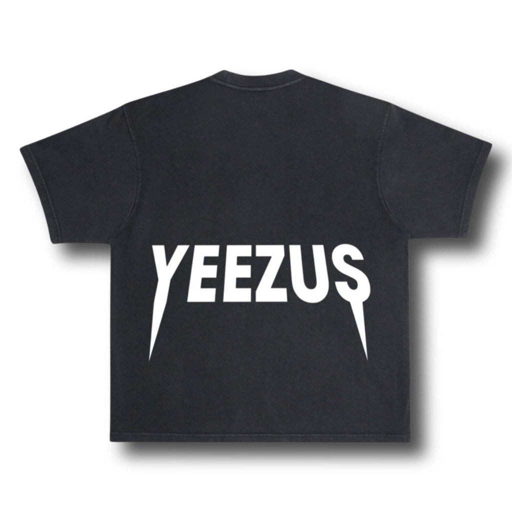 Kanye West Ye Yeezus Grim Reaper Skull And Roses Oversized Vintage Style T-Shirt