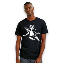 Load image into Gallery viewer, Kanye West Good Music G.O.O.D Cherub Soft Premium Black T-Shirt