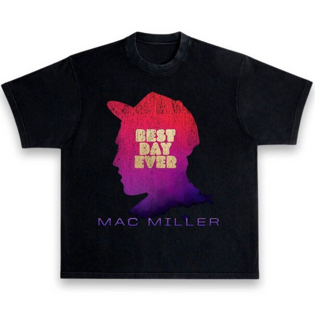 Mac Miller Best Day Ever Premium Streetwear Heavyweight Vintage Style T-Shirt