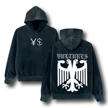 Load image into Gallery viewer, ¥$ Kanye West Ye Ty Dolla Sign Vultures Album Merch Vintage Washed Black Hoodie