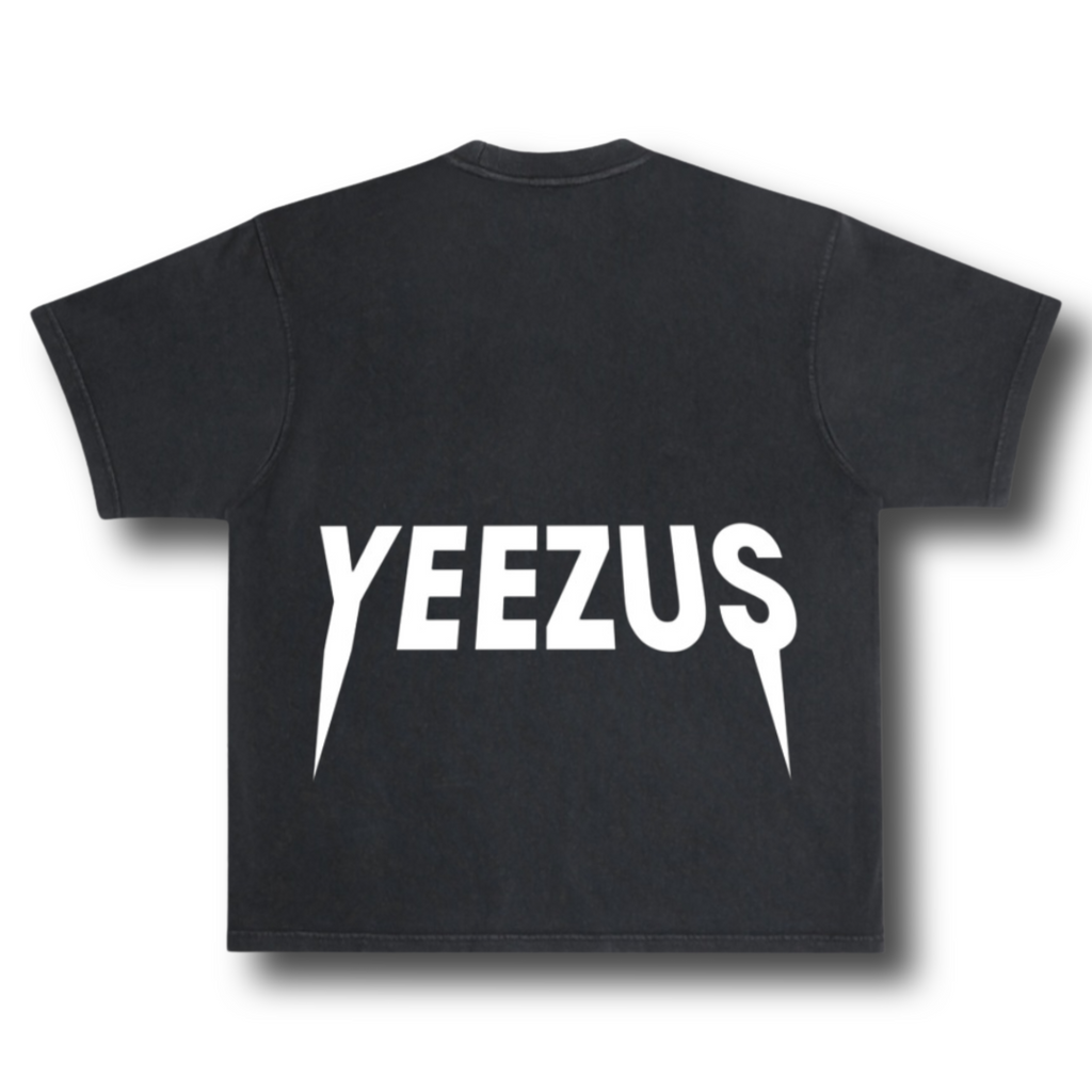 Kanye West Ye Yeezus Skeleton & Roses Heavyweight Boxy Vintage Style T-Shirt