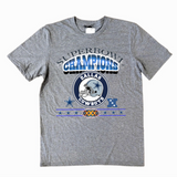 Dallas Cowboys NFL Superbowl XXX 30 1996 90's Vintage Style T-Shirt Heather Gray