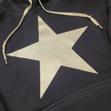 Load image into Gallery viewer, Dallas Cowboys Big Alternate Throwback Star Logo Premium Navy / Silver Hoodie