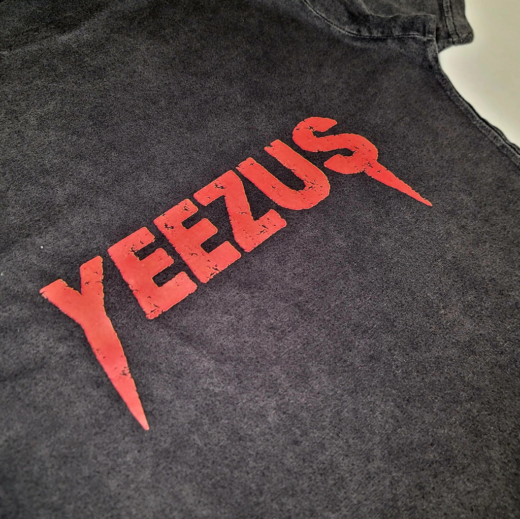 Kanye West Ye Yeezy Yeezus Merch Bootleg, Vintage Style Skull and Roses T-Shirt