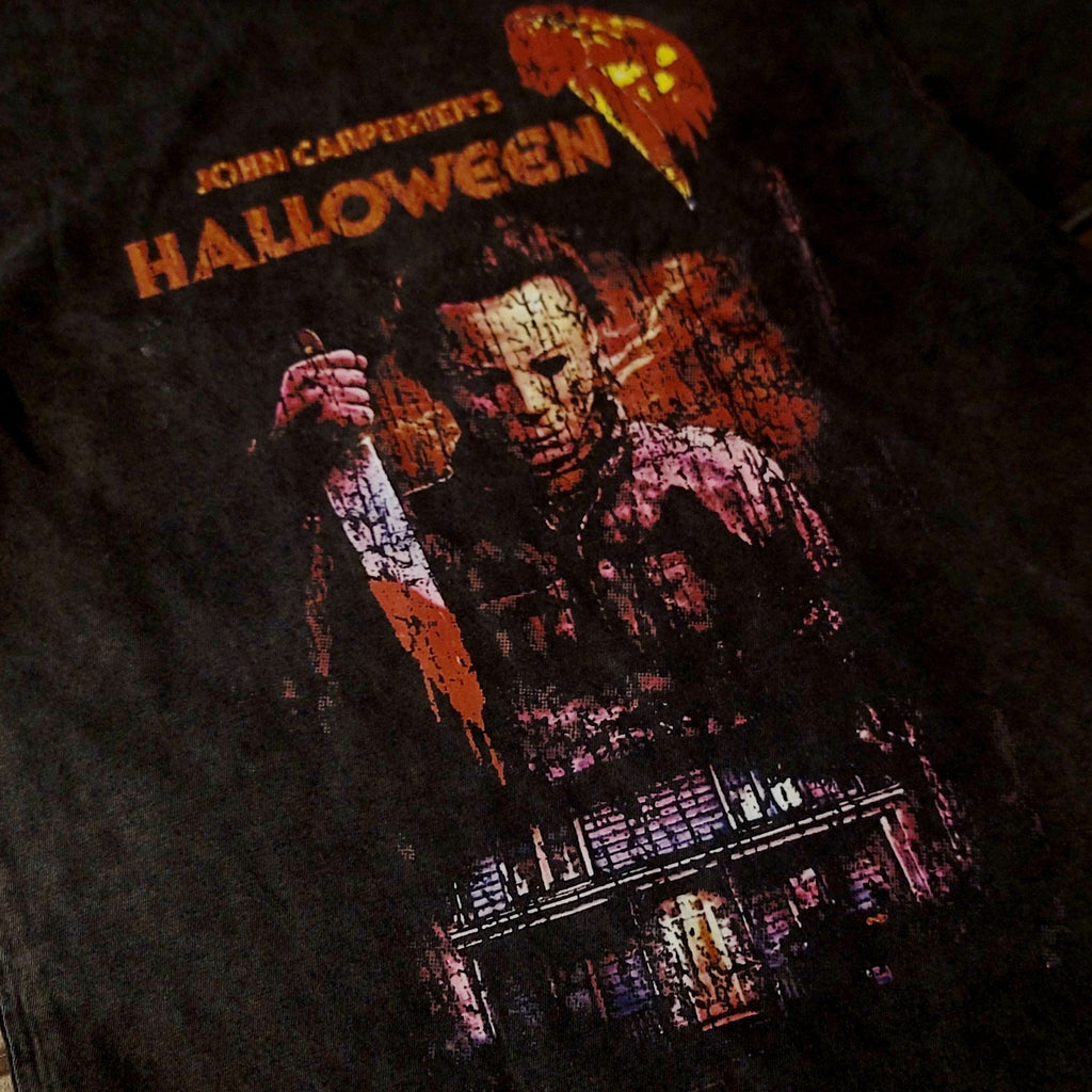 Michael Myers John Carpenter's Halloween Horror Movie Vintage Distressed Premium T-Shirt