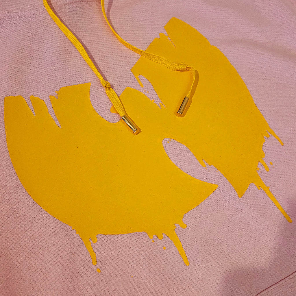 Wu-Tang Clan Drip Logo Premium Pink Premium Hoodie