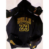 Michael Air Jordan 23 Chicago Bulls Black Jersey Hoodie