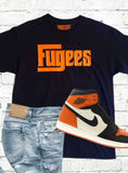 FUGEES The Score Logo Premium T-Shirt Black Orange