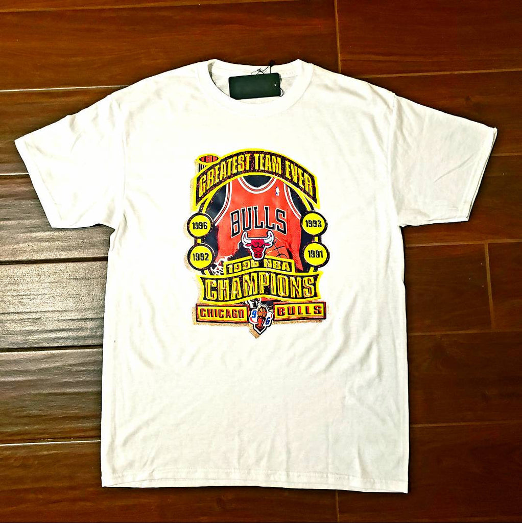 Vintage 90s Chicago Bulls 1991 NBA Finals T Shirt XL 