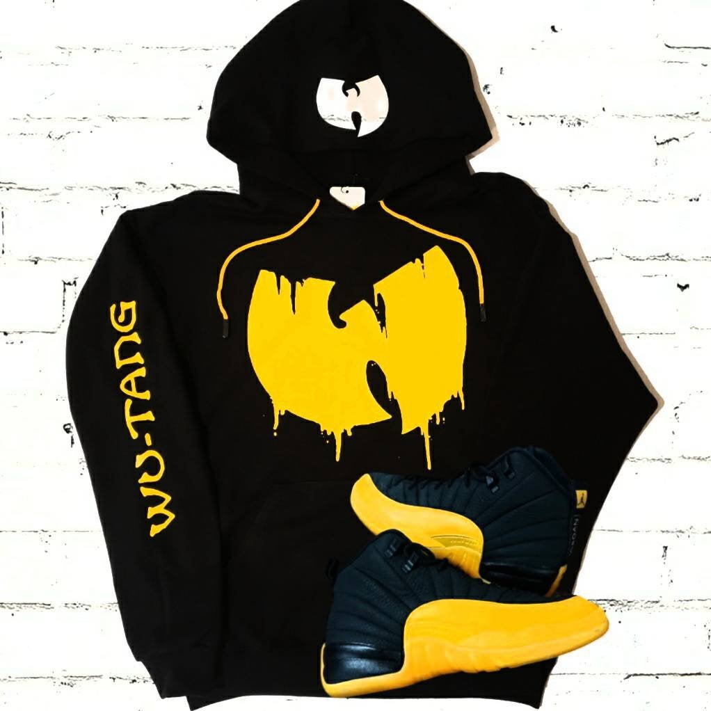 Yellow And black hoodie