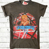 VAN HALEN Logo Eddie 1984 Album & Guitar Art Rock & Roll 80's 90's Vintage Bootleg Style Premium T-Shirt