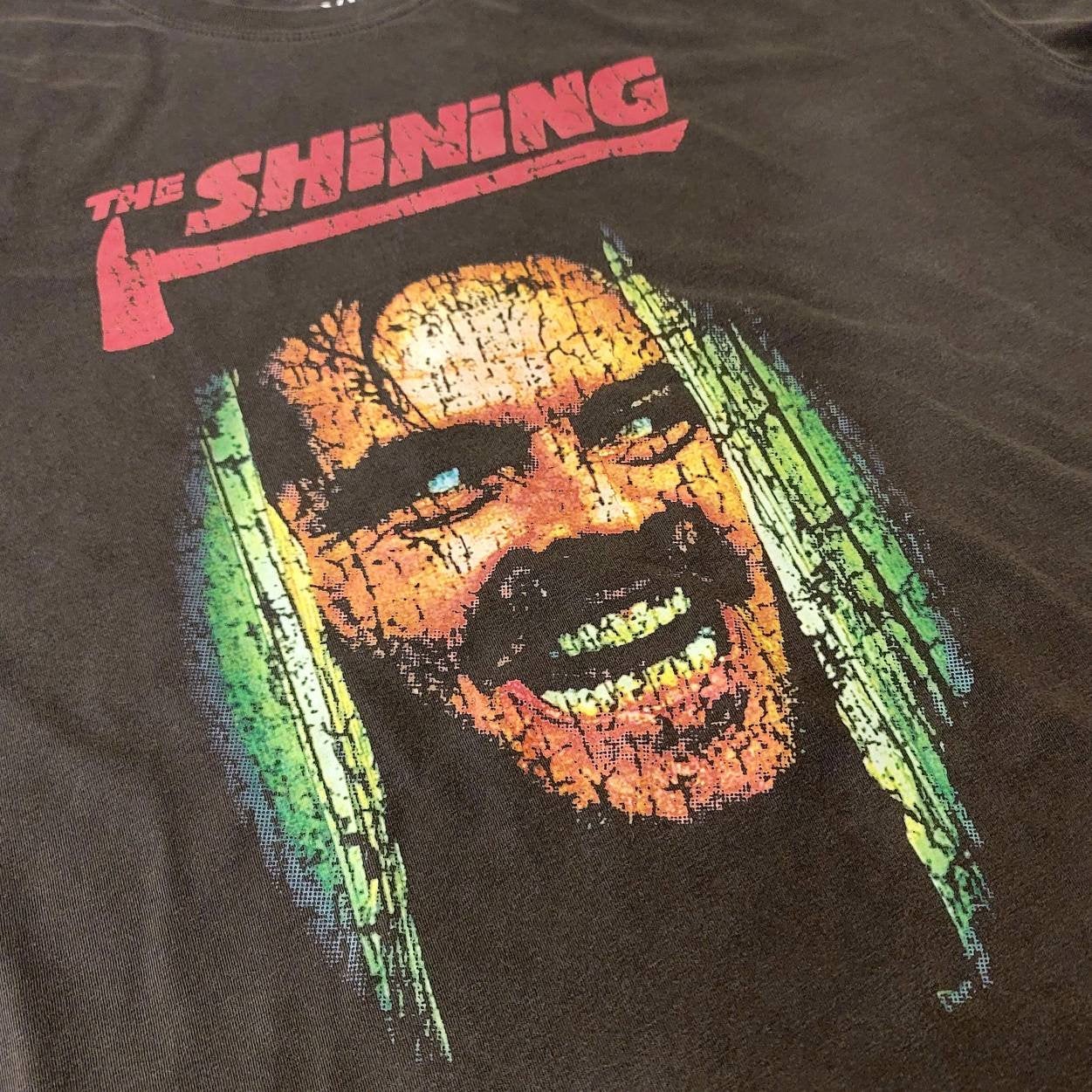 T-shirt uomo JACK NICHOLSON SHINING mattino ha l'oro in bocca no happinness T-shirt uomo JACK NICHOLSON SHINING mattino ha l'oro in bocca no happinness