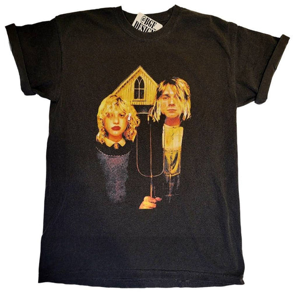 【HI FI FNK】Love Curt Cobain Top KURT COBAIN x X-GIRL JAPAN GRUNGE SKATING WORLD PINK LONG