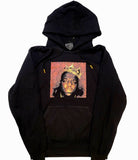 The NOTORIOUS BIG B.I.G. Biggie Smalls Christopher Wallace Crown King of New York, Distressed Vintage Style Hoodie