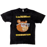 Kanye West Graduation Glow In The Dark Tour Yeezy Merch Distressed, Vintage Style T-Shirt