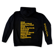 Load image into Gallery viewer, Wu-Tang Clan 36 Chambers Name List Logo Premium Hoodie