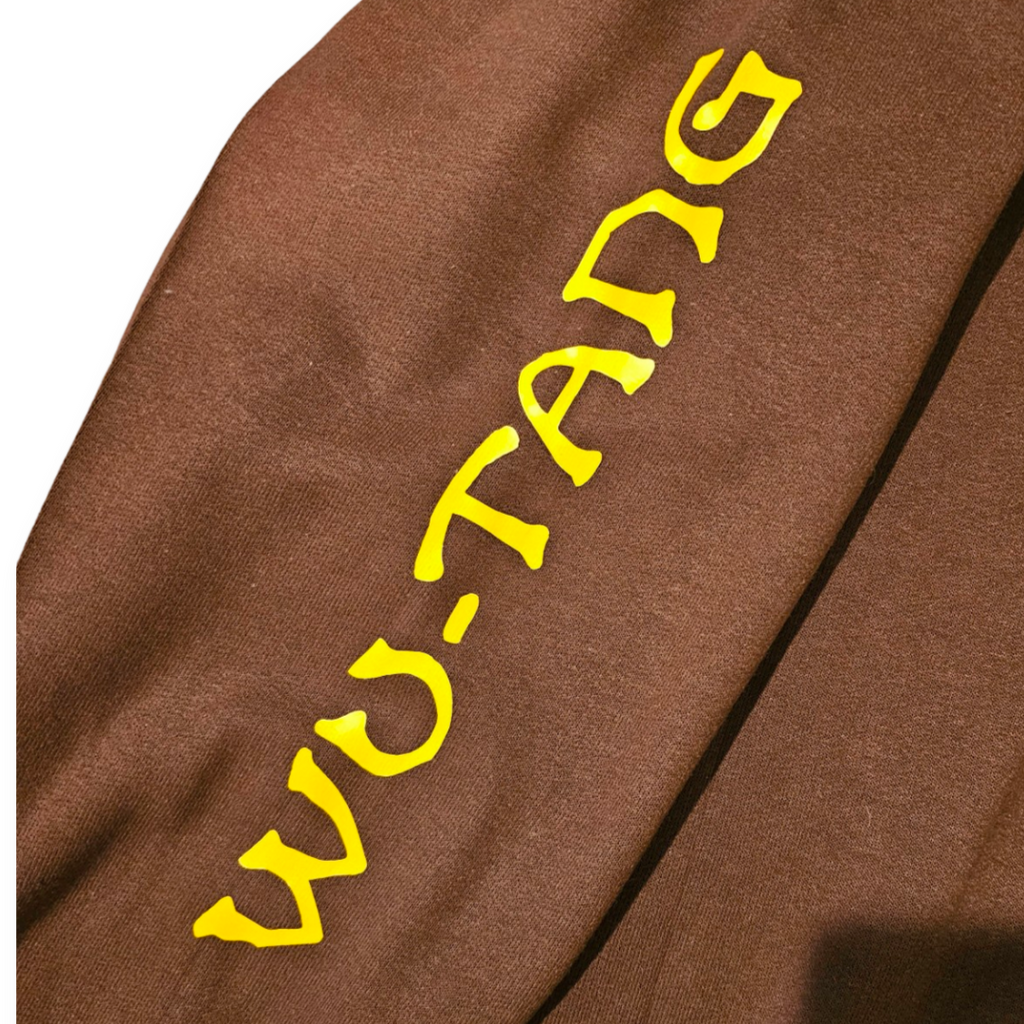 Wu-Tang Clan Drip Logo Premium Chocolate Brown Premium Hoodie