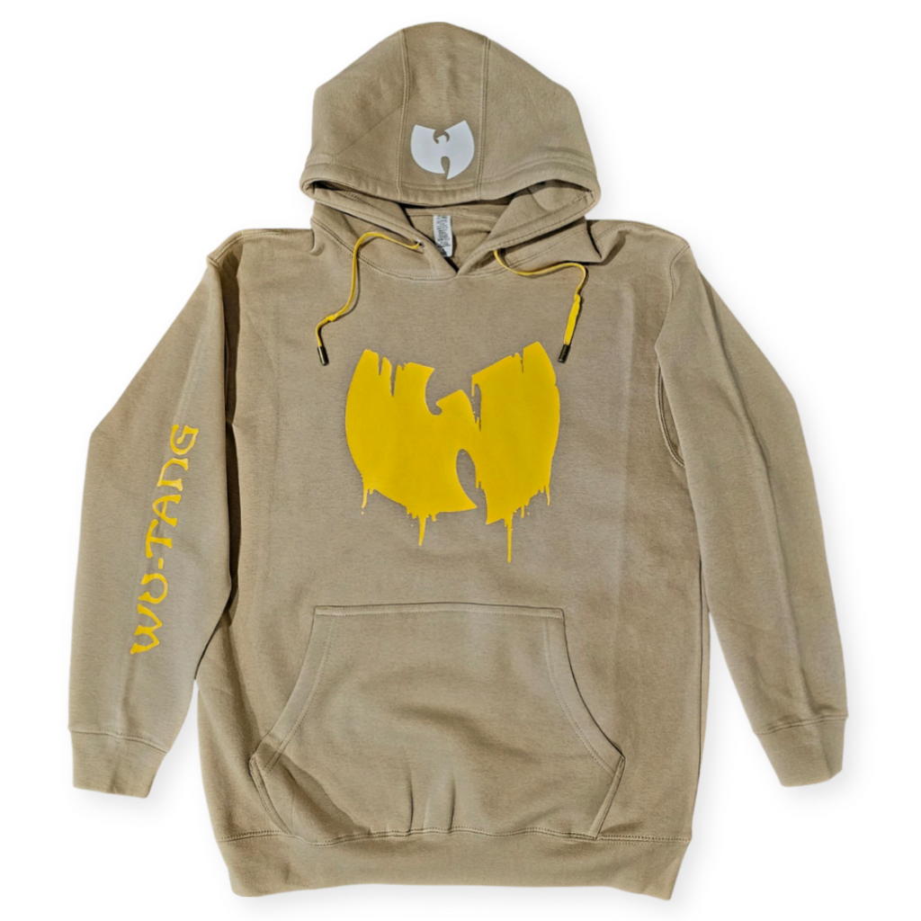 Wu-Tang Clan Drip Logo Premium Khaki / Tan Premium Hoodie