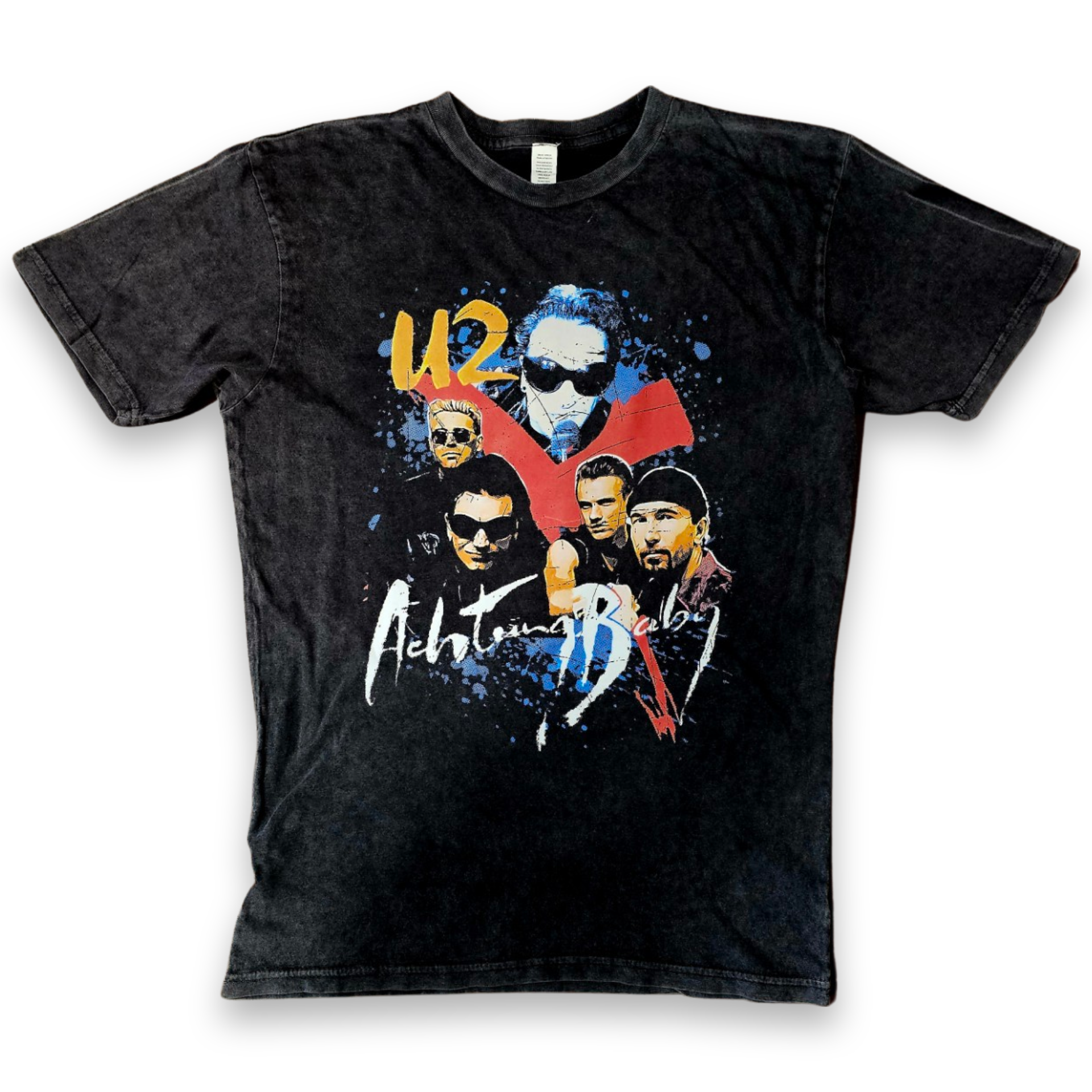 U2 Achtung Baby Tour Bono Merch 90's Vintage Style T-Shirt U2 Achtung Baby Tour Bono Merch 90's Vintage Style T-Shirt